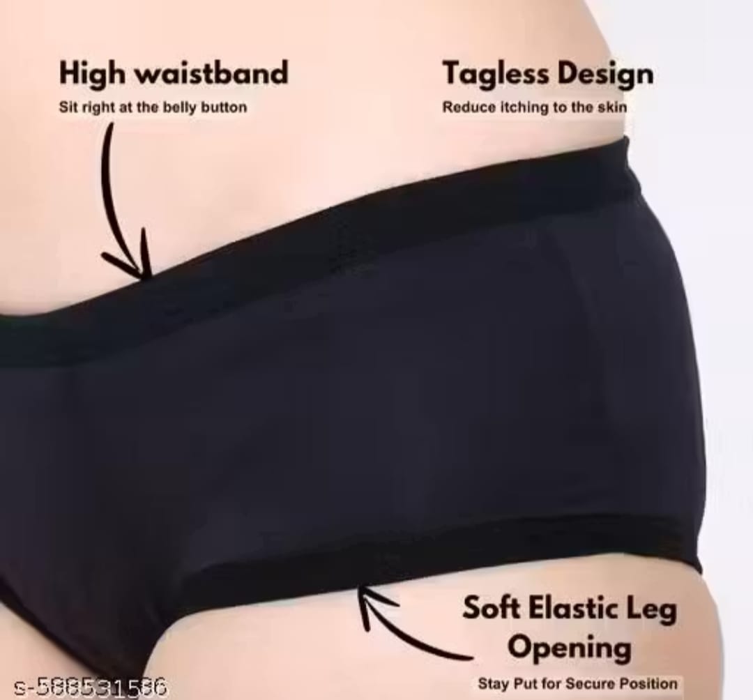Pack of 3 Reusable period panty for women